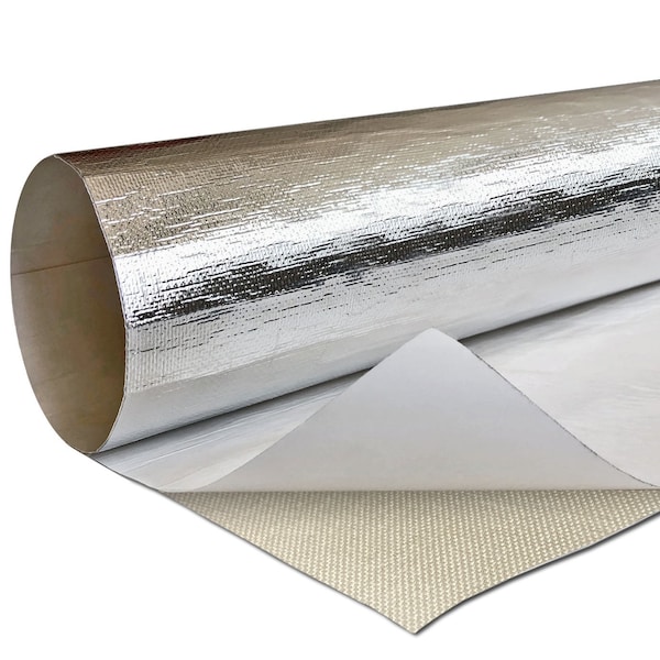 Electriduct Adhesive Backed Aluminum Heat Reflective Fiberglass Barrier, 6in by 36in TAPE-J-AFS-6X36 - main
